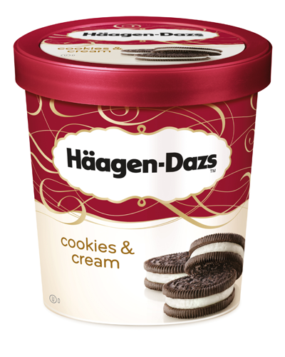 H Daz Cookies & Crm Ice Cream 8x460ml